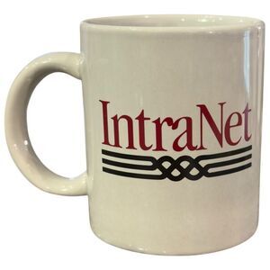 Vintage 90’s Retro Y2K Style IntraNet Coffee Mug.